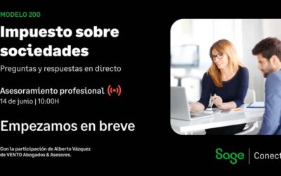 Impuesto sobre Sociedades. Preguntas y respuestas en directo